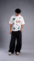 White Cotton Tee - Bongzi Stoner Club
