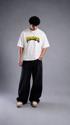 White Smoking Sunflower T-Shirt