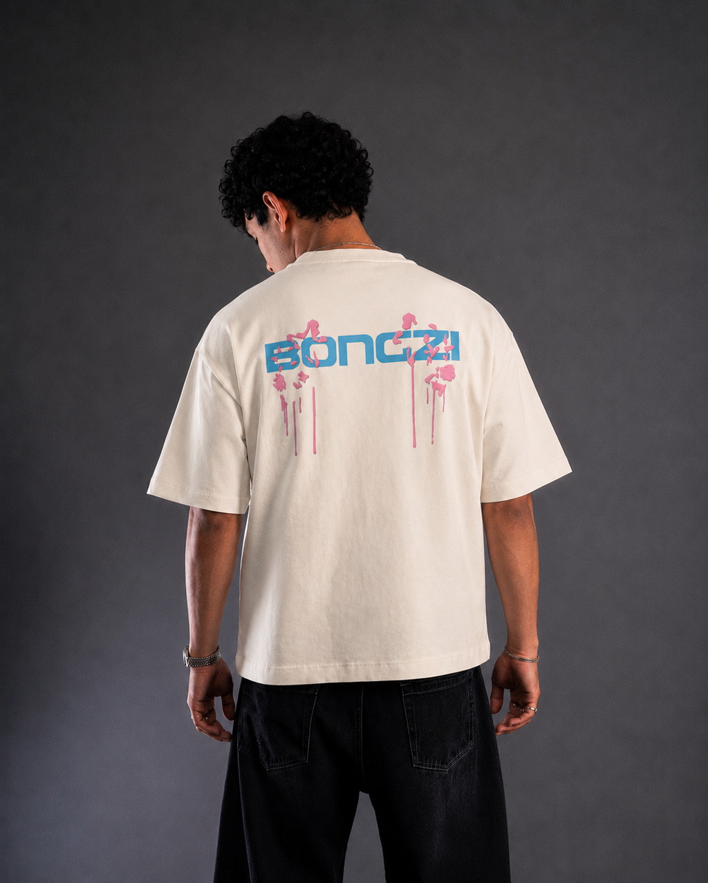 Off - White Cotton Tee - Crack Head