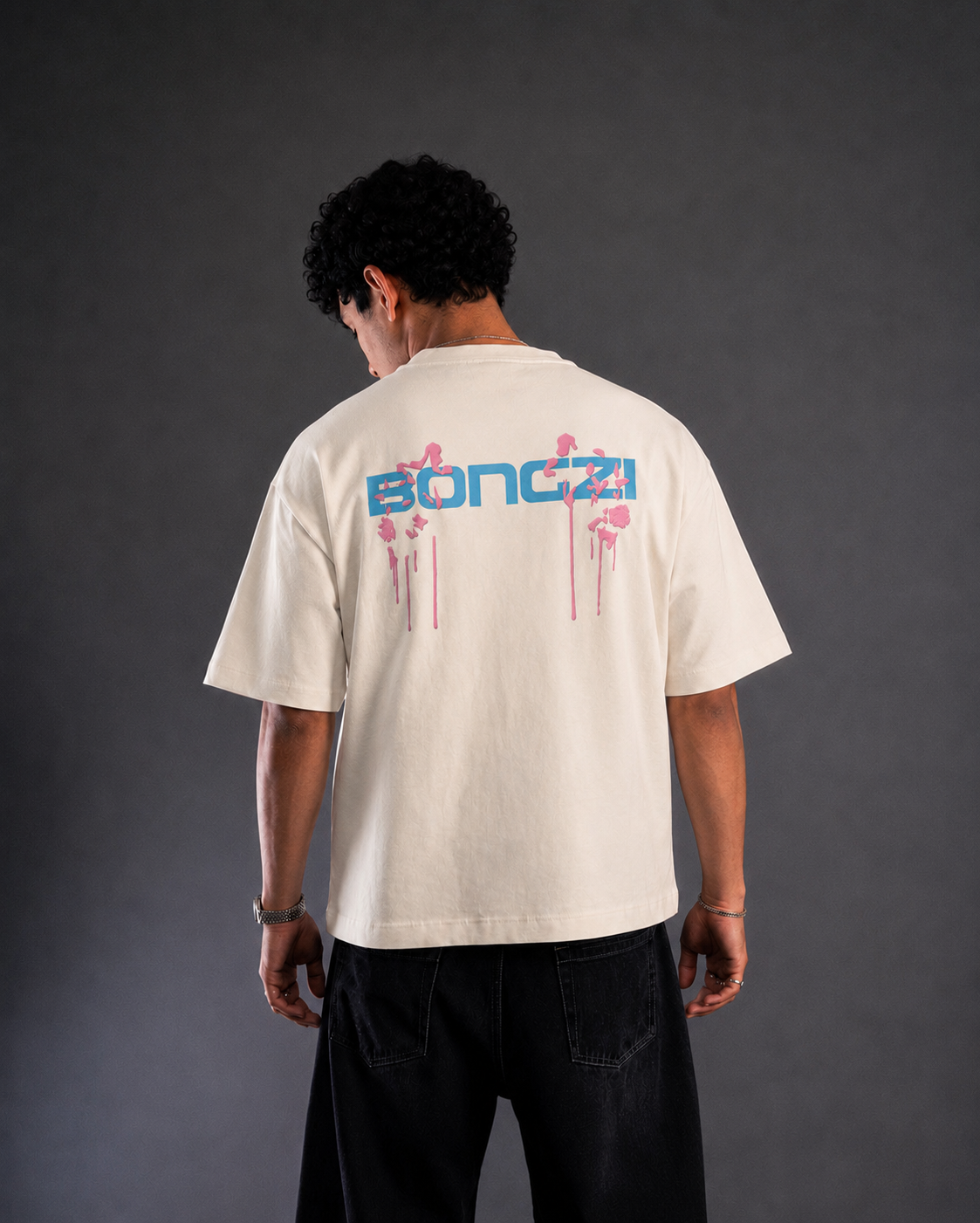 Off - White Cotton Tee - Crack Head