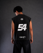 Black Cotton Vest - Bongzi Varsity 54
