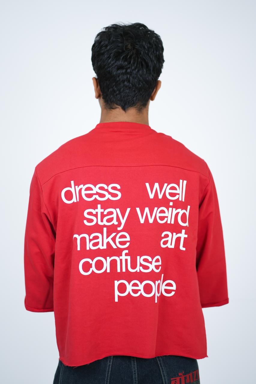 Stay Weird Quarter Tee