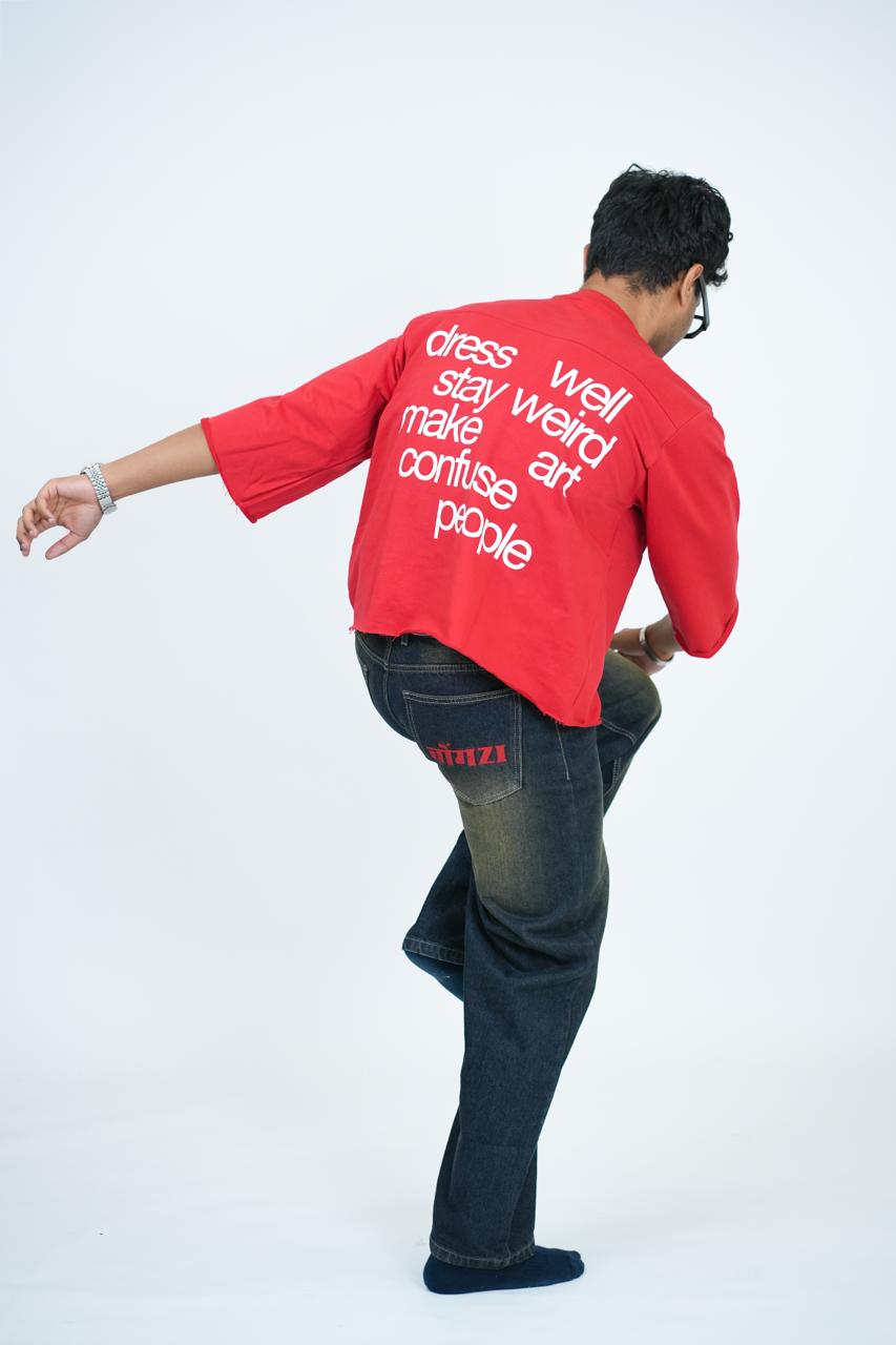 Stay Weird Quarter Tee