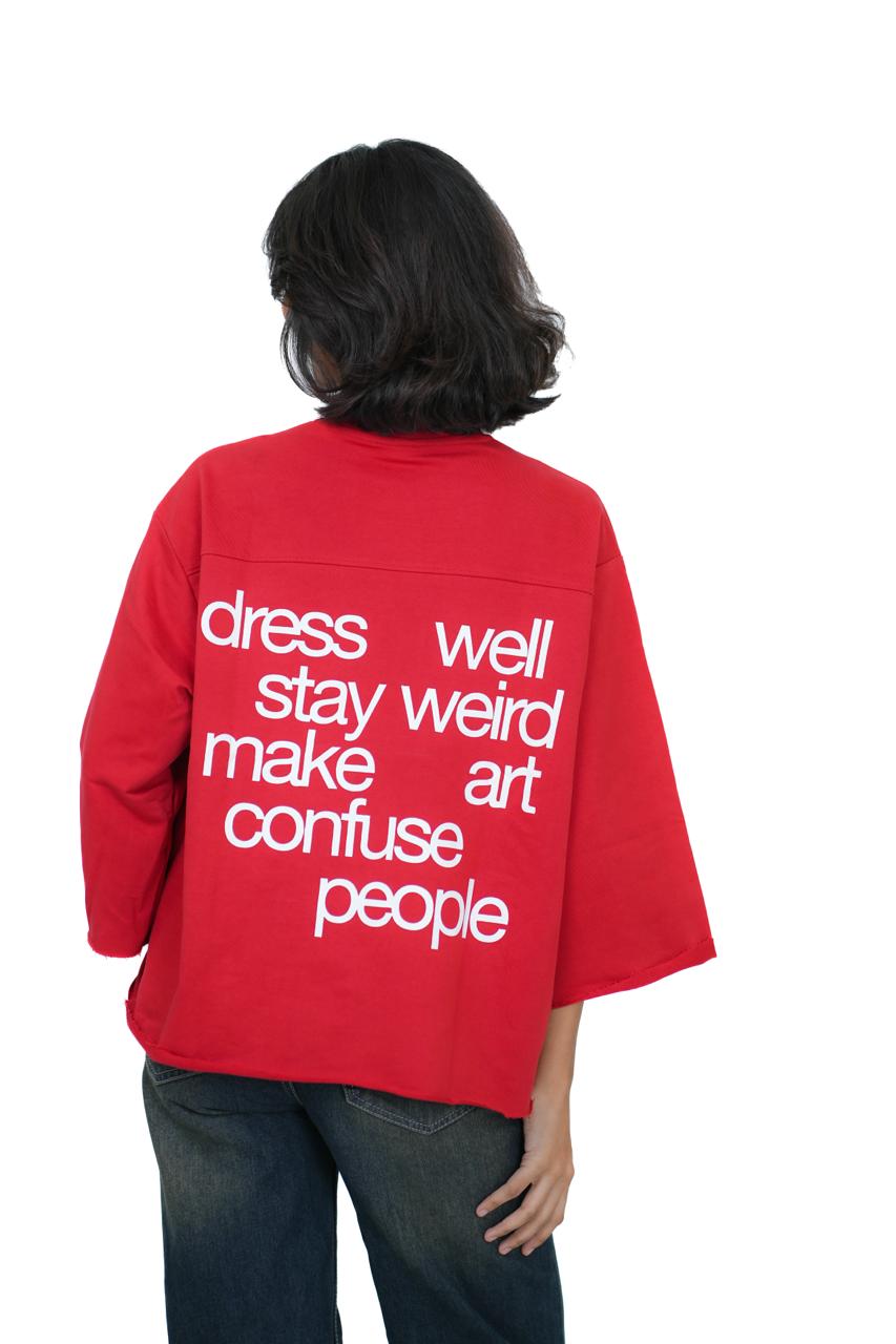 Stay Weird Quarter Tee