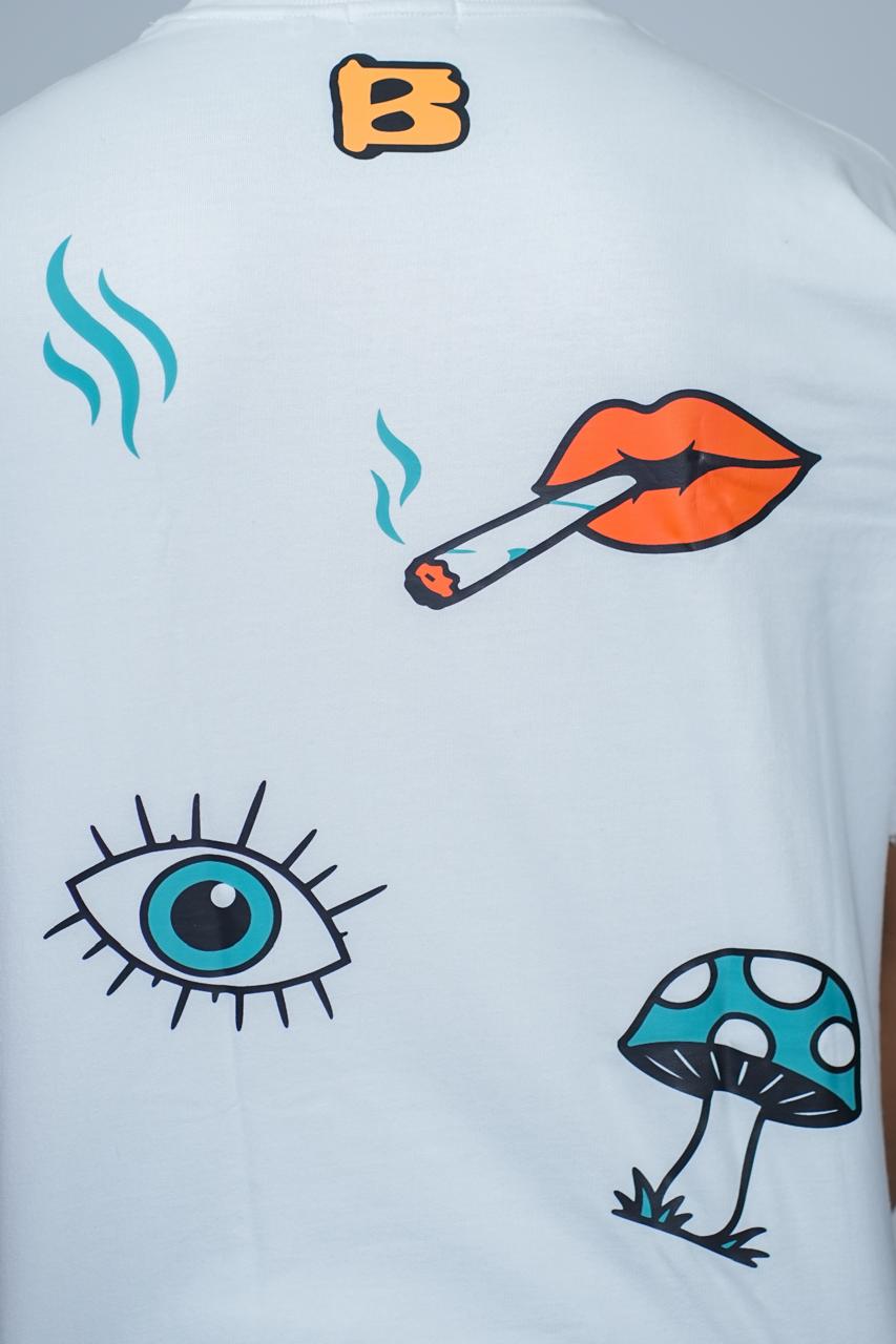 White Stoner Club T-Shirt