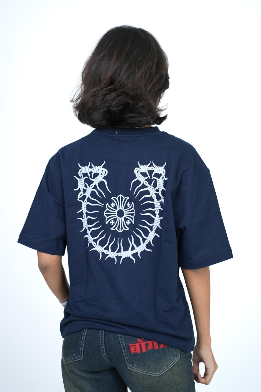 Navy Blue Bongzi Cross T-Shirt