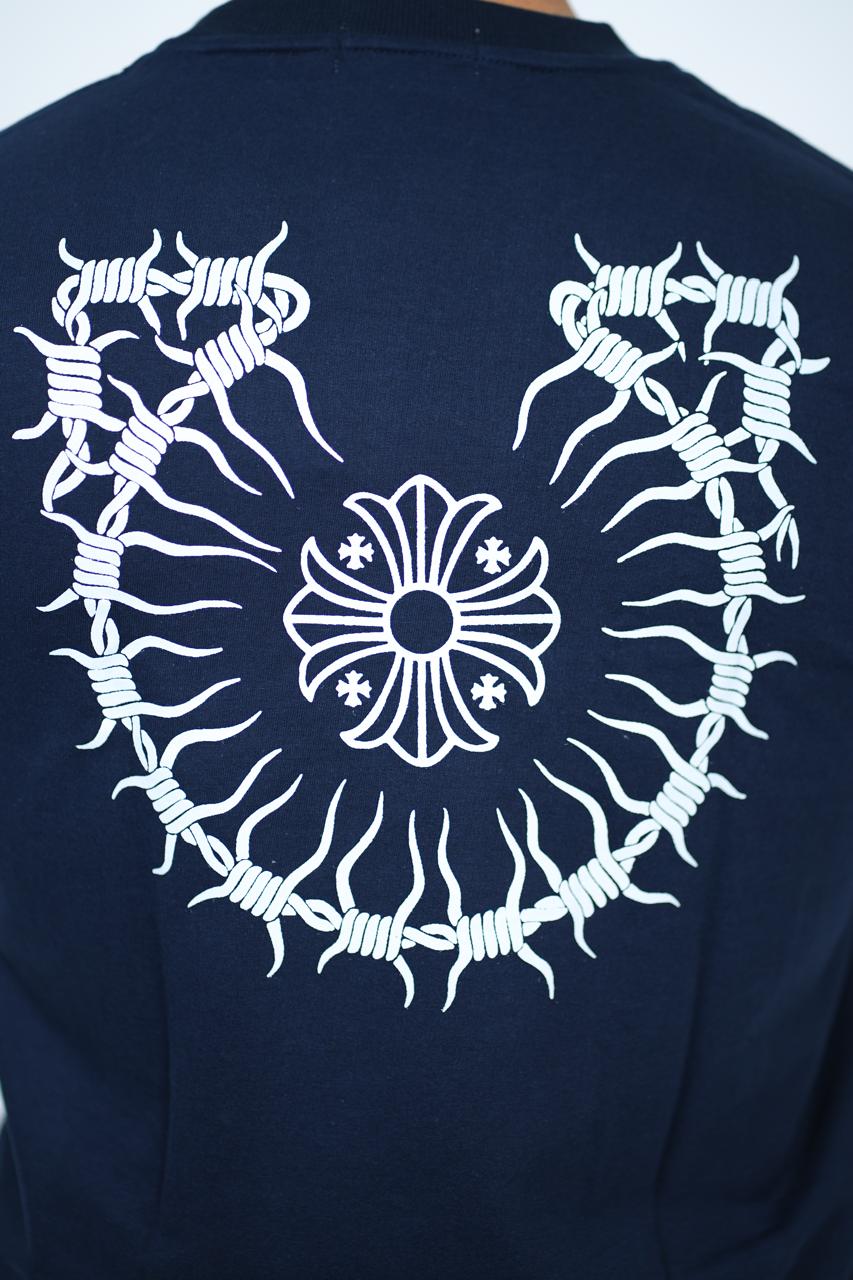 Navy Blue Bongzi Cross T-Shirt