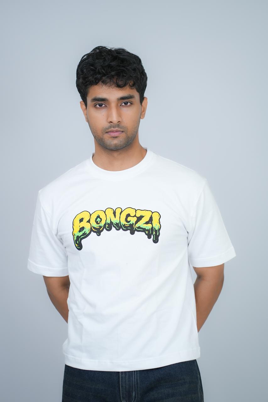 White Smoking Sunflower T-Shirt