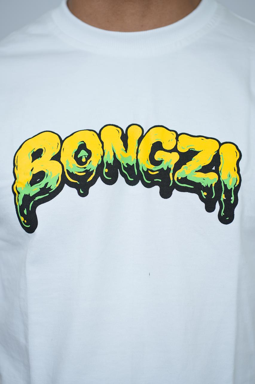 White Smoking Sunflower T-Shirt
