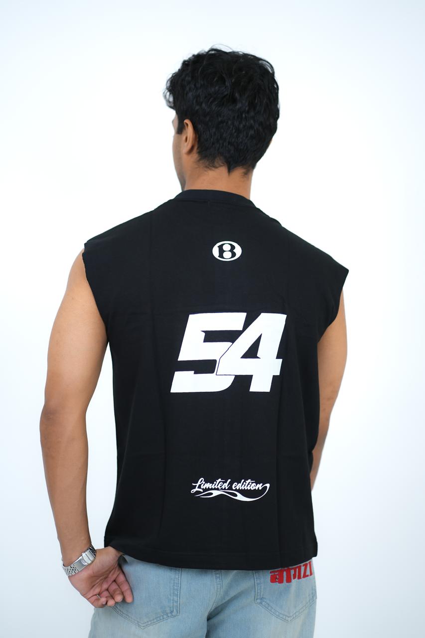 Black Varsity 54 Vest