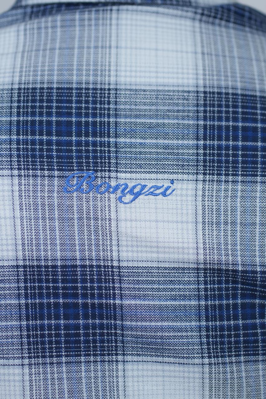 Ocean Grid Boxy Shirt