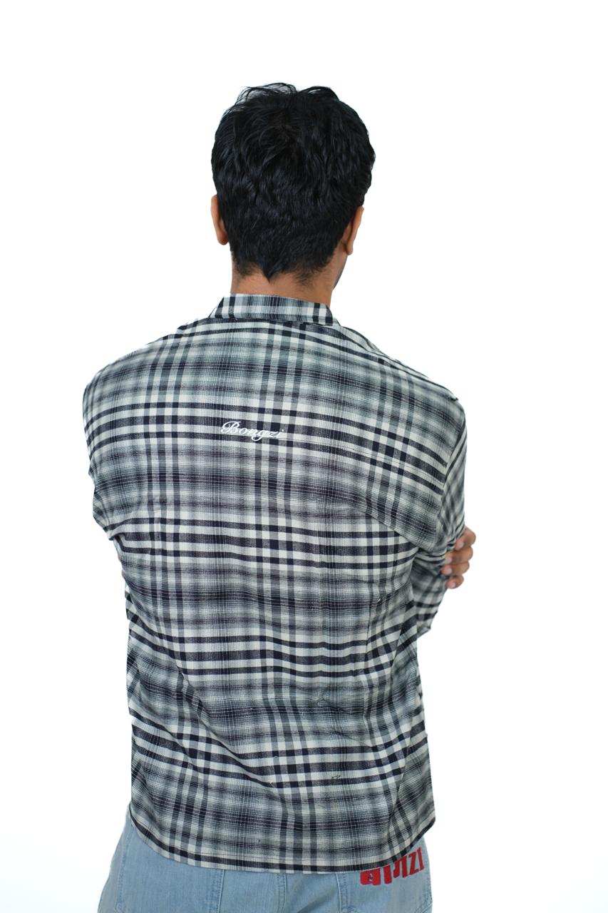 Off Duty Plaid Boxy Shirt